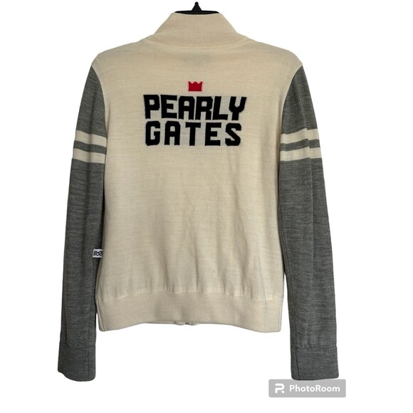 Genuine PEARLY GATES GOLF Women's Knit Bunny Cashmere Zip-up Size 1 - Picture 3 of 12